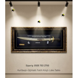 Fetih 1453 Üçhilal Kılıçlı Tablo