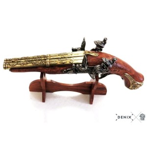 Napolyon İki Namlulu Antik Tabanca  (Fransa 1806)