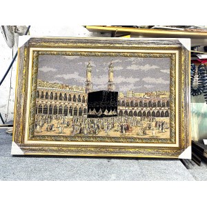 Yeni Kabe Goblen Tablo -  Gold Çerçeveli 85*126 