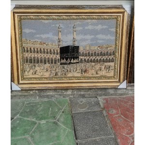Yeni Model Kabe-i Muazzama Goblen Tablo (85*122cm)