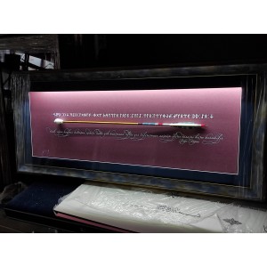 Göktürk Temalı Led Işıklı Lüks Tablo