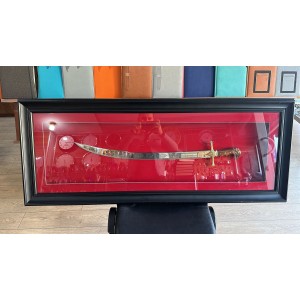 "Siyah Yıldız" Kartalbaş  Yalmanlı Türk Kılıçlı Makam Tablosu