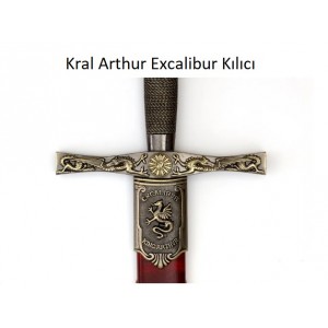 Kral Arthur'un Meşhur Kılıcı "Excalibur" (Kahverengi Kın)