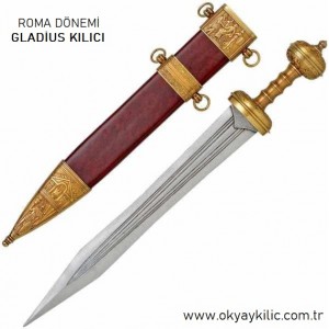 Antik Roma Dönemi-Gladyatör Gladius Kılıcı (Sarı Pirinç)