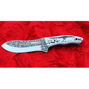 Koleksiyon 'luk İsme Özel Gravür İşleme Nesmuk Bıçak (RTE Bıçağı)