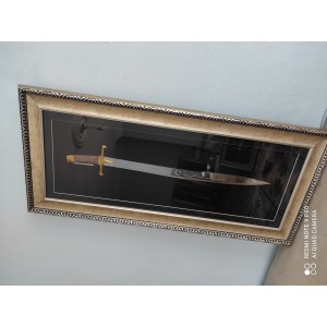 Gümüş Çerçeveli Türk Kılıçlı VİP Tablo