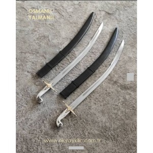 Osmanlı Yalmanlı Kılıcı - Geyik Boynuzu Saplı