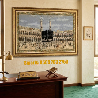 Yeni Model Kabe-i Muazzama Goblen Tablo (85*122cm)
