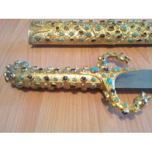 Koleksiyonluk Altınkaplama Hz. Muhammed Replika Kılıcı