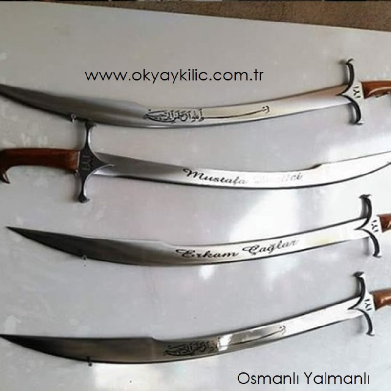 Dekoratif Osmanlı Yalmanlı Türk Kılıcı