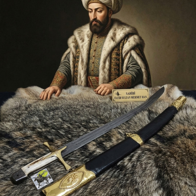 Fatih Sultan Mehmet Damascus Kılıcı(Şaheser Koleksiyon)