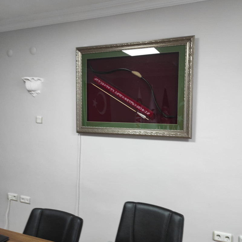 Kemanger Lüks Ok ve  Yay Hediyelik Tablo  90*120 cm