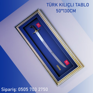 Türk Kılıçlı Tablo (Yeni)